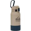 Quiksilver Redondo 26oz Double Wall Stainless Steel Water Bottle, Reusable Sports Bottle with Leak-Proof Lid, Non-Slip Rubber Base, Carrier Handle, insulated Tumblers, 24H Hot & Cold Beverage(Fog & Orion Blue)