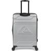 Quiksilver Rincon Suitcases Hardside Luggage with Spinner Wheels, Large 3-Piece Set (20/26/30) (Black)(Metallic Silver)