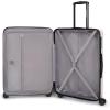 Quiksilver Rincon Suitcases Hardside Luggage with Spinner Wheels, Large 3-Piece Set (20/26/30) (Black)(White)