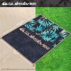 Quiksilver Sand-Free Beach Mat – Large Waterproof Outdoor Picnic Blanket, Lightweight Foldable Mat for Beach, Camping, Park, or Travel – Fits 4-6 People, Quick-Dry, Durable(Beach Mat)