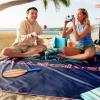 Quiksilver Sand-Free Beach Mat – Large Waterproof Outdoor Picnic Blanket, Lightweight Foldable Mat for Beach, Camping, Park, or Travel – Fits 4-6 People, Quick-Dry, Durable(Beach Mat)