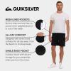 Quiksilver Shorts for Men Big and Tall, Hybrid Stretch Amphibian Quick Dry Short(Black)