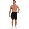 Quiksilver Shorts for Men Big and Tall, Hybrid Stretch Amphibian Quick Dry Short(Black)
