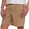 Quiksilver Shorts for Men Big and Tall, Hybrid Stretch Amphibian Quick Dry Short(Khaki)