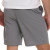 Quiksilver Shorts for Men Big and Tall, Hybrid Stretch Amphibian Quick Dry Short(Light Grey)