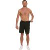 Quiksilver Shorts for Men Big and Tall, Hybrid Stretch Amphibian Quick Dry Short(Olive)