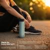 Quiksilver Venice 24 oz Insulated Water Bottle With Lock & One-Push Straw Lid, Stainless Steel Double Wall Vacuum Leakproof Tumblers for Sports, Travel, Gym(Beach Breeze)
