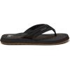 Quiksilver Youth Monkey Wrench Flip Flop Sandal (Little Kid/Big Kid)(Black/Black/Brown)