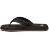 Quiksilver Youth Monkey Wrench Flip Flop Sandal (Little Kid/Big Kid)(Black/Black/Brown)