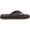 Quiksilver Youth Monkey Wrench Flip Flop Sandal (Little Kid/Big Kid)(Brown/Black/Brown)