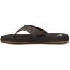 Quiksilver Youth Monkey Wrench Flip Flop Sandal (Little Kid/Big Kid)(Brown/Black/Brown)