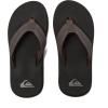 Quiksilver Youth Monkey Wrench Flip Flop Sandal (Little Kid/Big Kid)(Brown/Black/Brown)