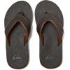 Quiksilver Youth Monkey Wrench Flip Flop Sandal (Little Kid/Big Kid)(Demitasse – Solid)