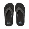Quiksilver Youth Monkey Wrench Flip Flop Sandal (Little Kid/Big Kid)(Grey/Black/Grey)