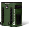 Quiksilver Zipperless Backpack Cooler 30L, Holds 36 Cans, 48 Hour Insulation, Leakproof & Waterproof Design, Heavy Duty TPU, IPX7, Padded Straps, Kangaroo Pockets, Bottle Opener(Trekking Green)