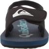 Quiksilver baby-boys Molokai Layback Infant Slide Sandal(Black/Grey/Blue)