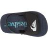 Quiksilver baby-boys Molokai Layback Infant Slide Sandal(Black/Grey/Blue)