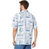 Quiksilver mens Long Boards Short Sleeve Woven(White Longboards)