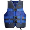 QUIKSILVER USCG Approved Men’s Life Vest Type III PFD, Lightweight EPE Foam Life Jackets with Quick-Release Buckles and Drain Holes, for Fishing, Boating and Kayaking Watersports(Blue)