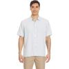 Quiksilver – Mens Tahiti Palms Shirt, Color Cool Blue, Size: Large