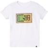 Quiksilver Boy’s Day Tripper Short Sleeve Tee Shirt(White 241)