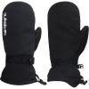 Quiksilver Boy’s Mission Mittens – Waterproof & Insulated, Adjustable Cuff, Nose & Goggles Wipe(Black)