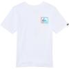 Quiksilver Boys Revival Short Sleeve Tee Shirt(White 242)