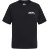 Quiksilver Boys Short Sleeve Logo Graphic T-Shirt, Soft & Comfortable, Regular Fit(Black Omni)