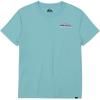 Quiksilver Boys Short Sleeve Logo Graphic T-Shirt, Soft & Comfortable, Regular Fit(Blue Speed)