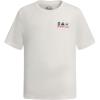 Quiksilver Boys Short Sleeve Logo Graphic T-Shirt, Soft & Comfortable, Regular Fit(Off White Loosen)
