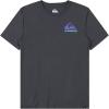Quiksilver Boys Short Sleeve Logo Graphic T-Shirt, Soft & Comfortable, Regular Fit(Sunrise Bowl)