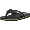 Quiksilver Boy’s Strap Flip-Flop(Black/Black/Green)