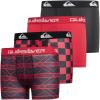 Quiksilver Boys Underwear 4 Pack Boxer Briefs for Boys 6-18 Durable Stretch Breathable Moisture Wicking(Checkered  Red  Black  Red/Black)