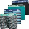 Quiksilver Boys Underwear 4 Pack Boxer Briefs for Boys 6-18 Durable Stretch Breathable Moisture Wicking(Green  Black  Green Stripe  Green Asst)
