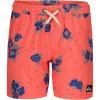 Quiksilver Boys Volley Swim Trunks with UPF 50+ Sun Protection, Quick Dry Bathing Suit Shorts(Surfsilk Coral)