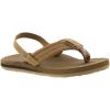 Quiksilver Carver Suede Toddler Flip Flop (Toddler)(Tan – Solid)