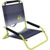 Quiksilver Low Beach Chair – Lightweight Folding Chair – Portable and Durable Chairs for Beach, Patio, Camping Chair, or Sporting Events with Carry Strap(Charcoal/Green)