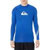 Quiksilver Men’s All Time Long Sleeve UPF 50 Rashguard(Electric Royal)