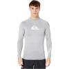 Quiksilver Men’s All Time Long Sleeve UPF 50 Rashguard(Sleet Heather)
