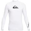 Quiksilver Men’s All Time Long Sleeve UPF 50 Rashguard(Snorkel Blue Heather)