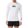 Quiksilver Men’s All Time Long Sleeve UPF 50 Rashguard(White)