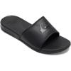 Quiksilver Men’s Bright Coast Slide Open Toe Sandals(Solid Black)