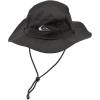 Quiksilver Men’s Bushmaster Sun Protection Floppy Visor Bucket Hat(Black)