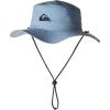 Quiksilver Men’s Bushmaster Sun Protection Floppy Visor Bucket Hat(Faded Denim)