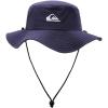 Quiksilver Men’s Bushmaster Sun Protection Floppy Visor Bucket Hat(Insignia Blue)