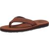 Quiksilver Men’s Carver Nubuck Three-Point Sandal(Brown/Brown/Brown)