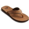 Quiksilver Men’s Carver Nubuck Three-Point Sandal(Tan Pattern 1)