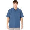 Quiksilver Men’s Centinela 4 Button Up Comfort Fit Pocket Shirt(Basil)