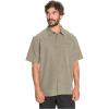 Quiksilver Men’s Centinela 4 Button Up Comfort Fit Pocket Shirt(Deep Lichen Green Centinella)