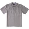 Quiksilver Men’s Centinela 4 Button Up Comfort Fit Pocket Shirt(Flint Gray Centinella)